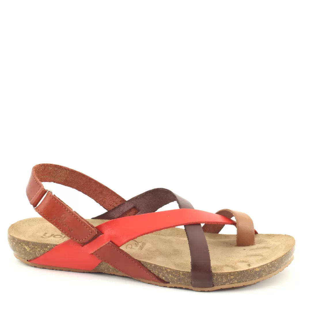 Yokono Sandalo Ibiza 718 Marrone, Multicolor Online