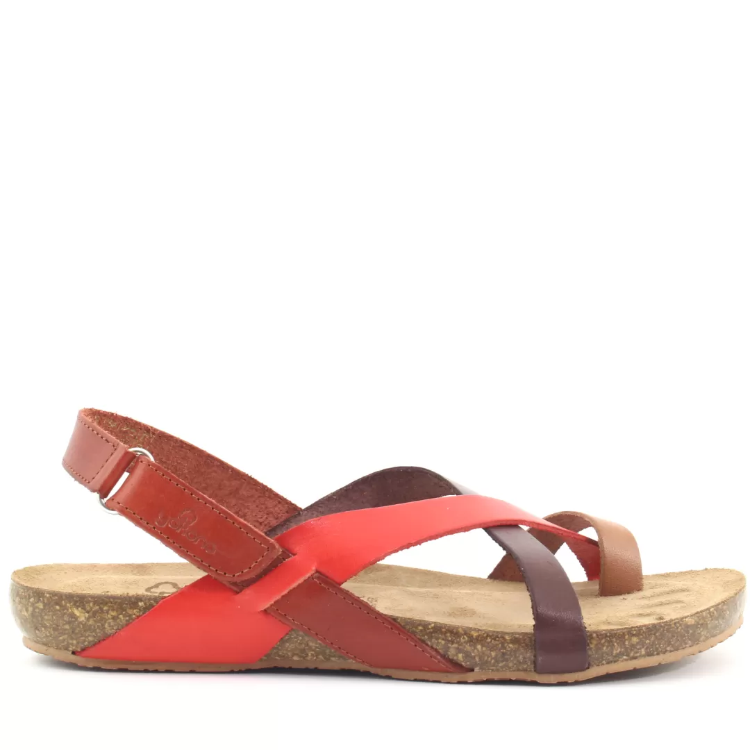 Yokono Sandalo Ibiza 718 Marrone, Multicolor Online